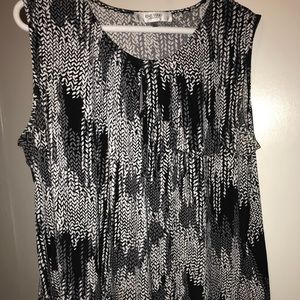 Beautiful sleeveless blouse